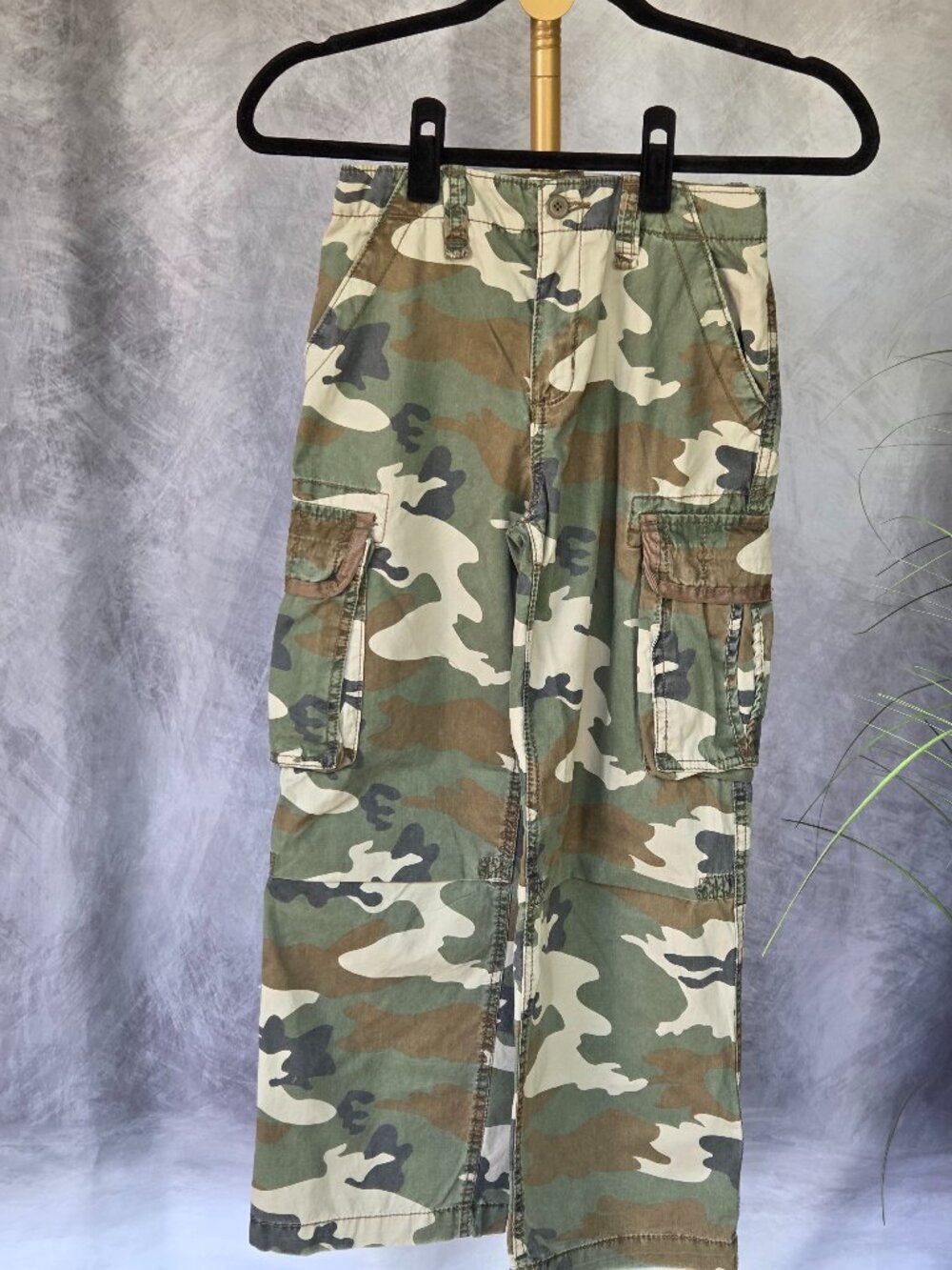 Children's Place Boys Camouflage Pants From Their "Place" Line Size 8 Tall NWOT